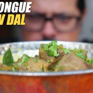 Will it meat? - Indian YELLOW DAL TADKA with b*** tongue
